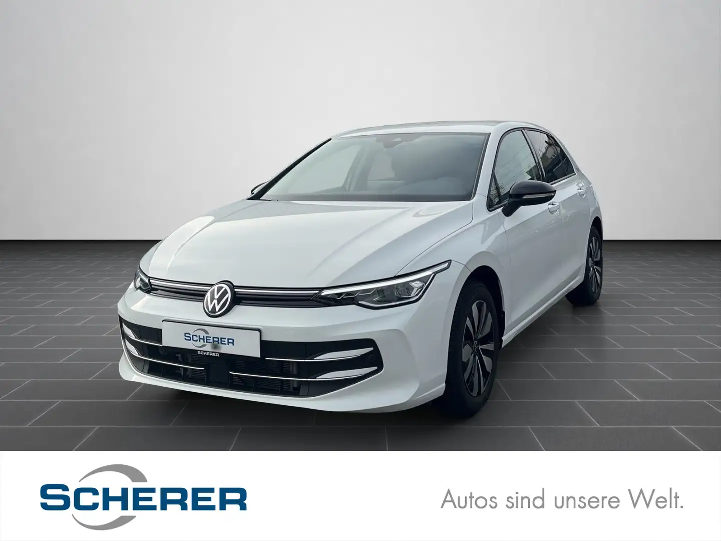 Volkswagen Golf VIII 1.5 TSI GOAL Navi, AHK, LED plus, Allw Weiß - 1