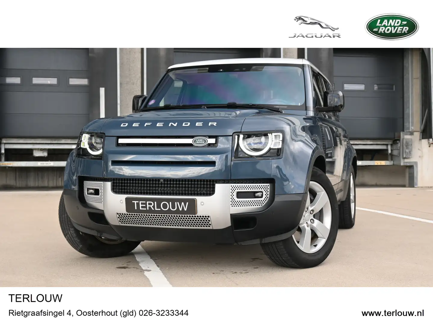 Land Rover Defender 110 2.0 P400e 110 MERIDIAN ACTIE Bleu - 1