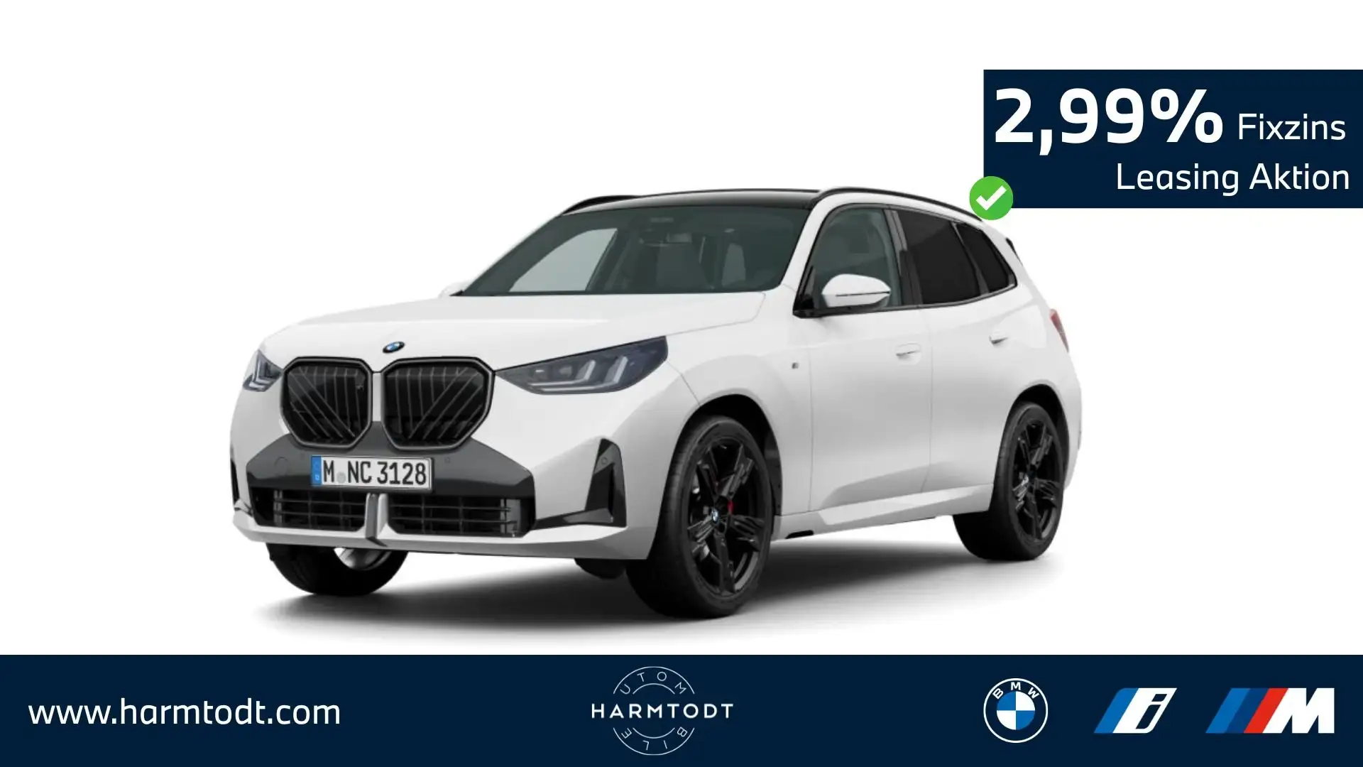 BMW X3 xDrive20d *M-Sport PRO* 2,99% Fixzins-Leasing Weiß - 1