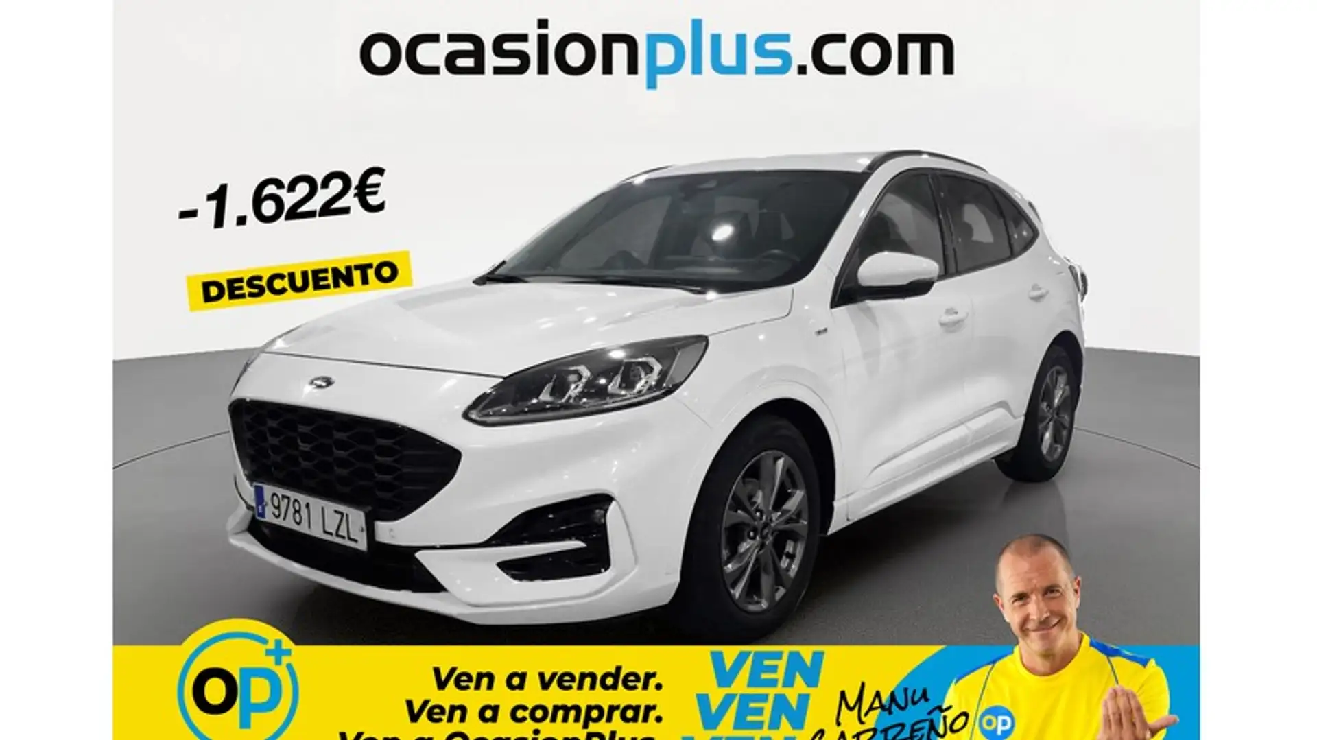 Ford Kuga 1.5 EcoBlue ST-Line FWD 120 Blanco - 1