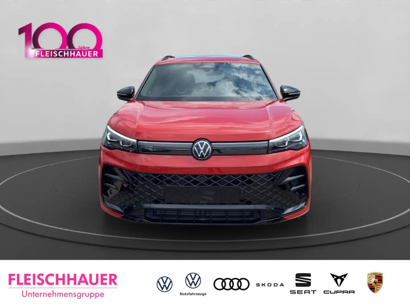 Volkswagen Tiguan 1.5 TSI R-Line ACC BLACK-STYLE PANO HD-MATRIX Rot - 2