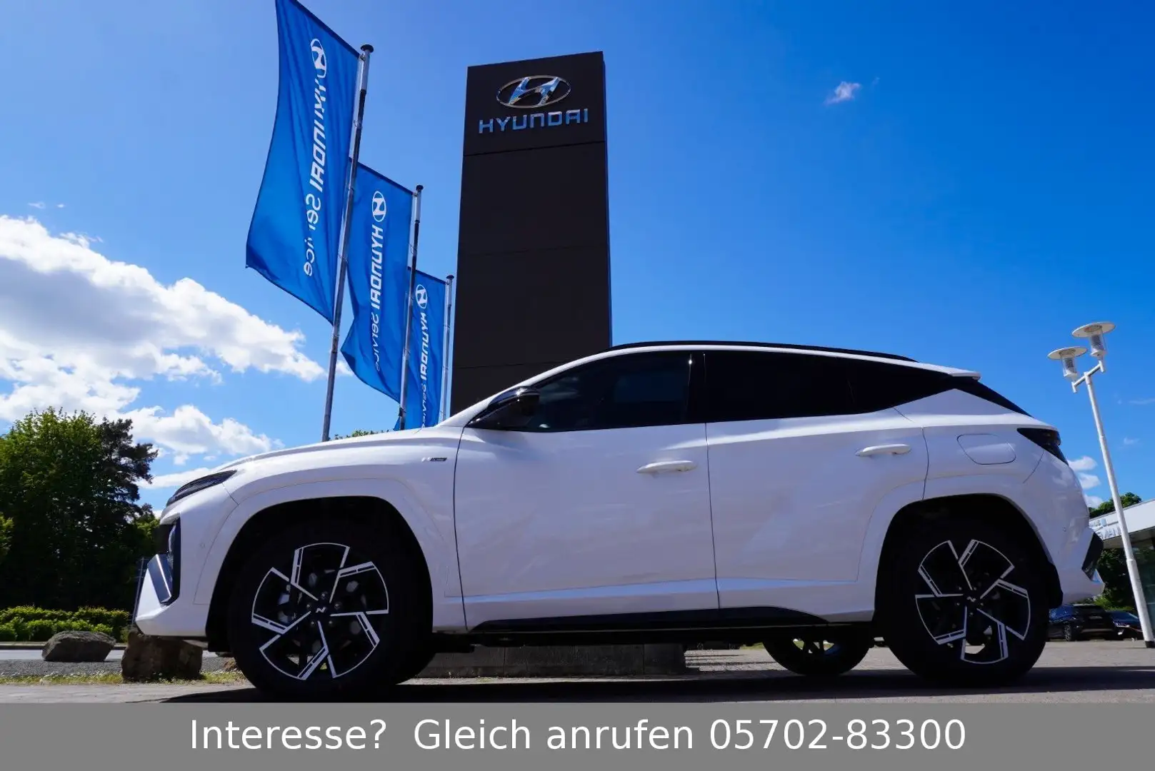 Hyundai TUCSON 1.6  T-GDi HYBRID N Line *PANO/ASSIS/SITZ Blanc - 2