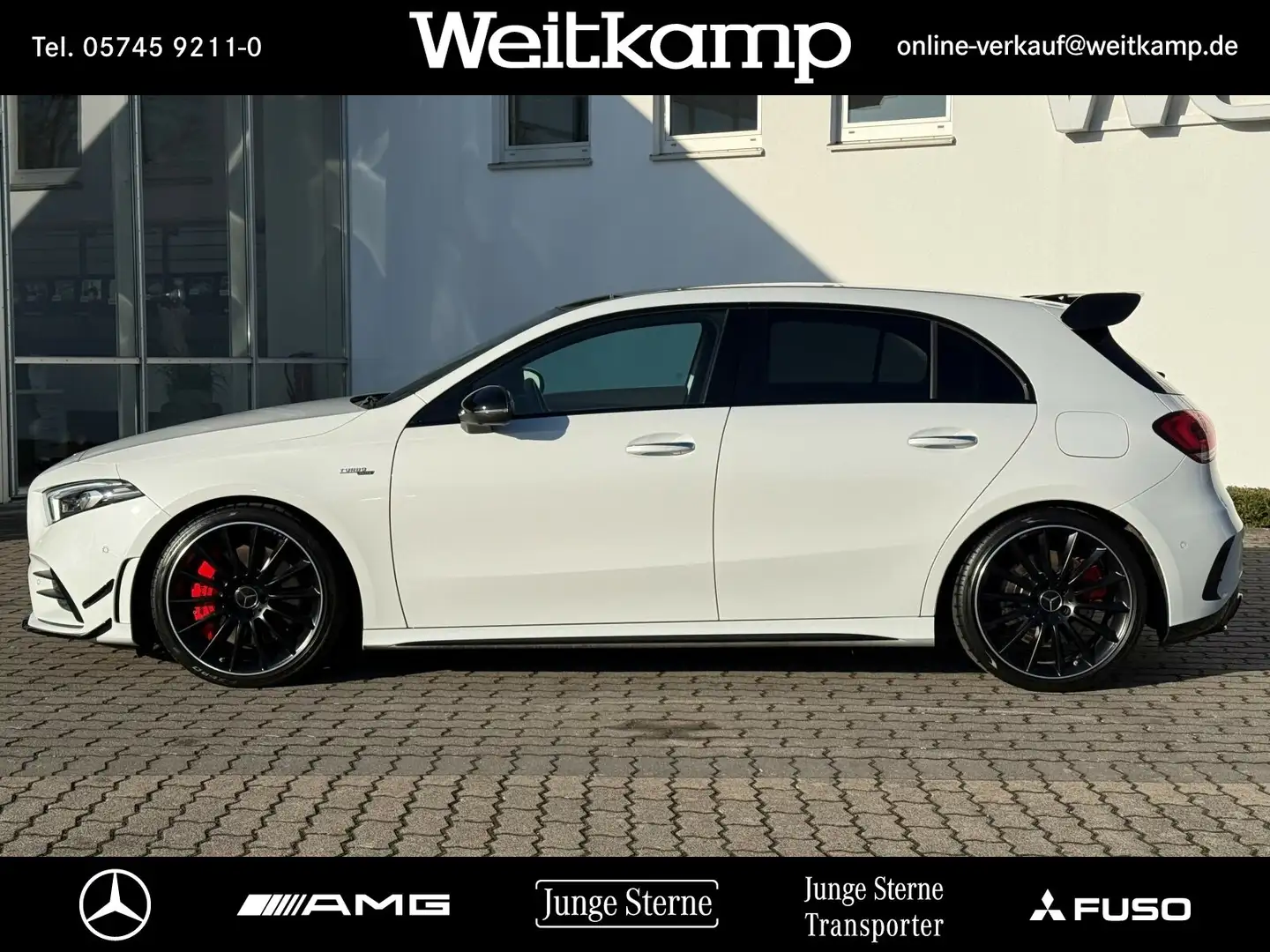 Mercedes-Benz A 35 AMG AMG A 35 4M Night+Aero-P.+Perf.Sitze+Head-Up+Mem Weiß - 2