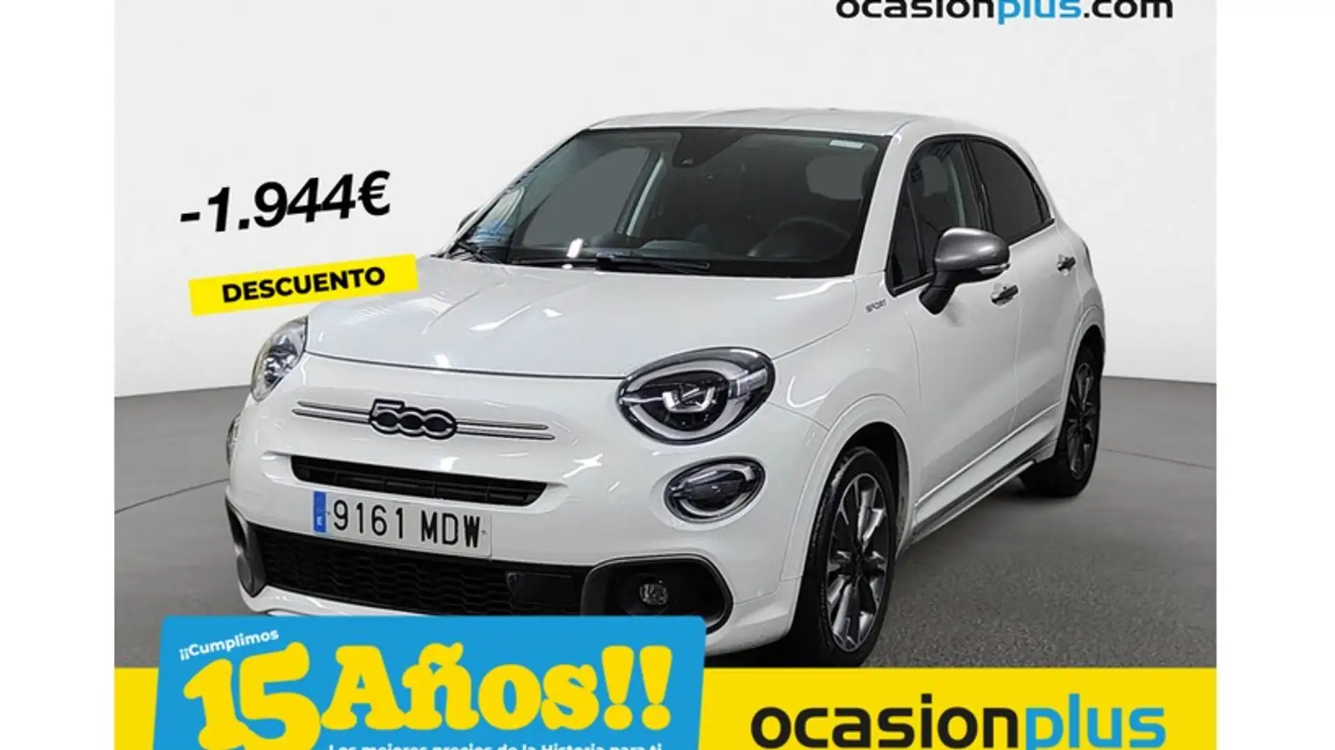 Fiat 500X 1.5 Hybrid Sport DDCT 97KW Blanc - 1