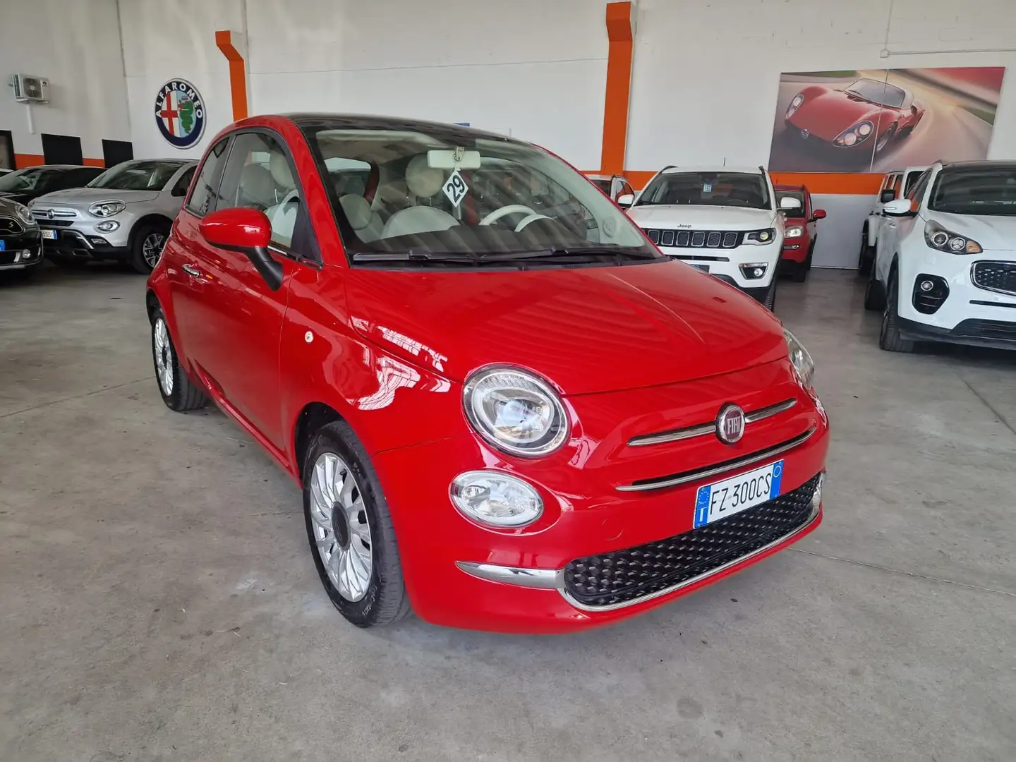 Fiat 500 500 III 2015 1.2 Lounge easypower Gpl 69cv my20 Rosso - 1