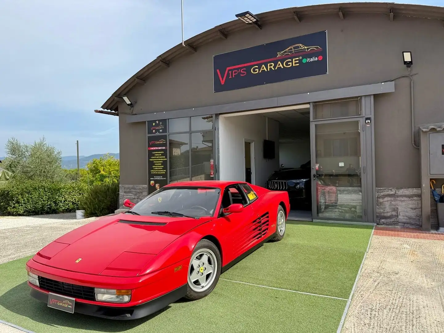 Ferrari Testarossa Testarossa5.0 *Cavallino Nero* TARGA CON PROVINCIA Rot - 1