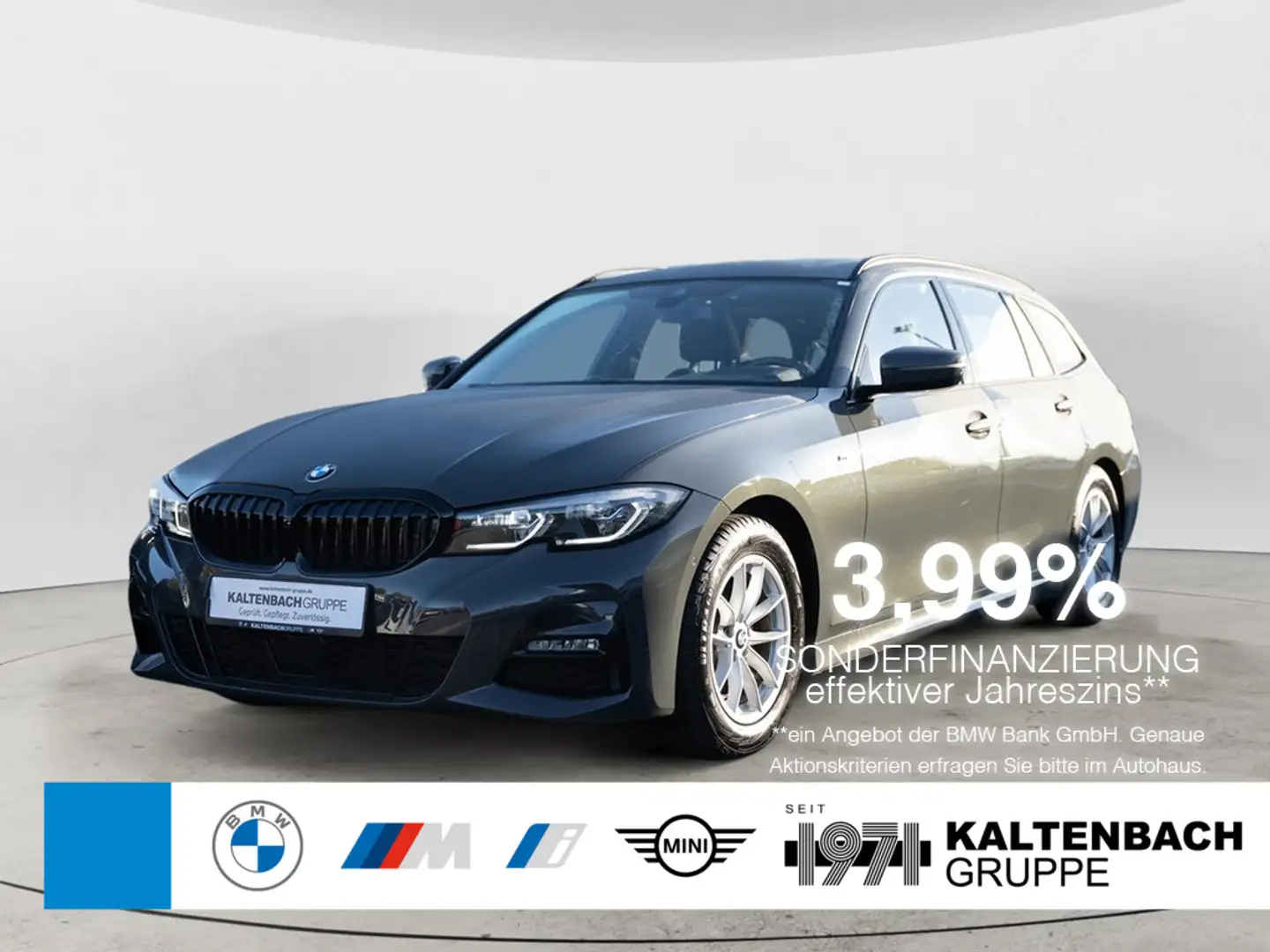 BMW 320 d Touring M-Sport AHK LASER LED ACC W-LAN Grigio - 1