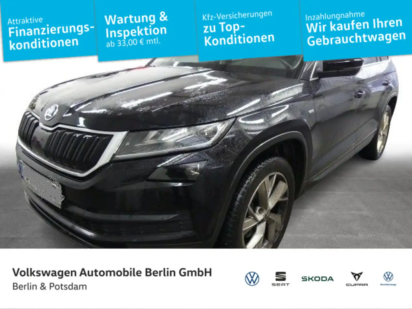 Skoda Kodiaq 2.0TDI DSG Soleil Edition STHZG NAVI Schwarz - 1