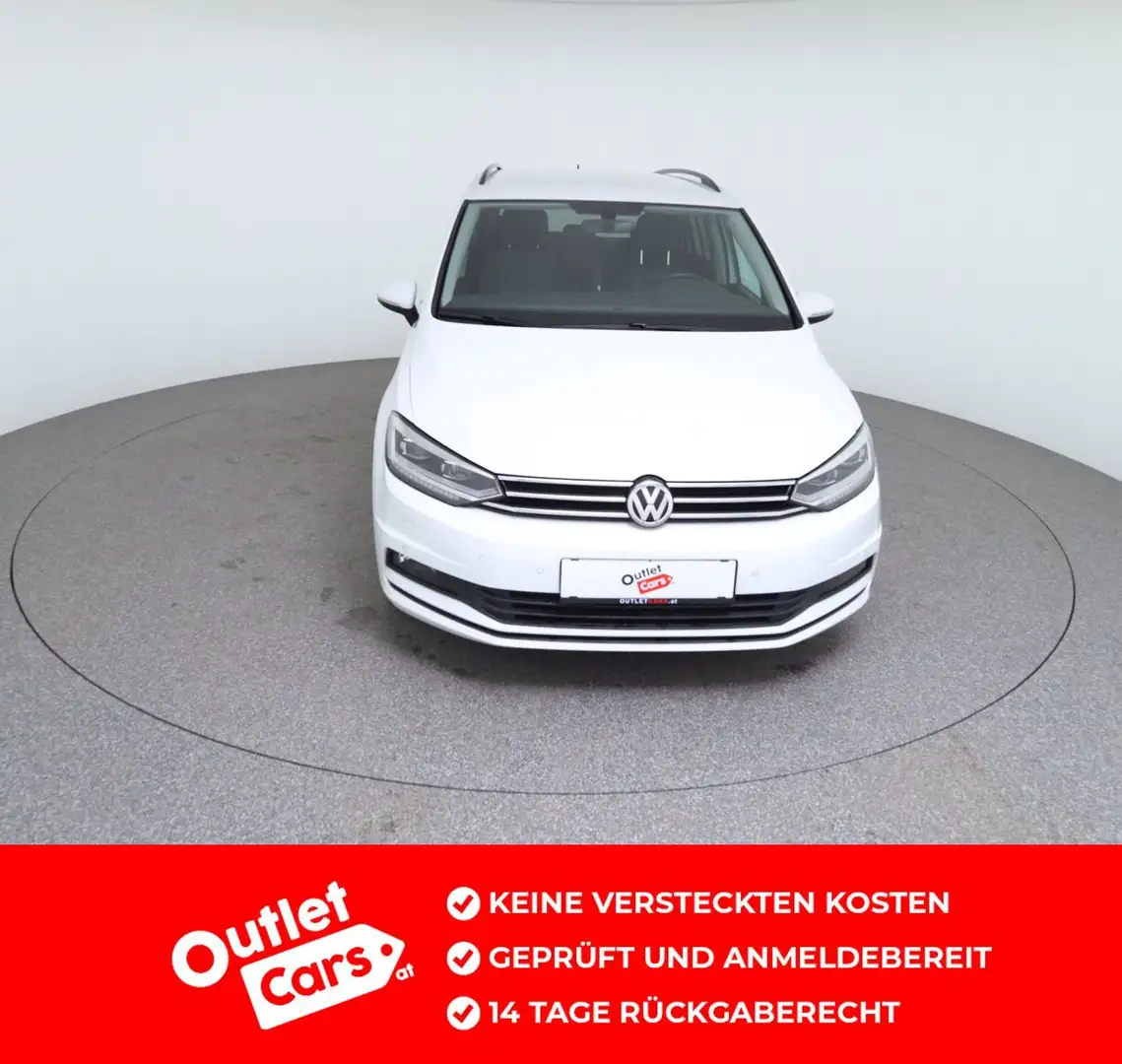 Volkswagen Touran Comfortline TDI SCR DSG 5-Sitzer Blanc - 2