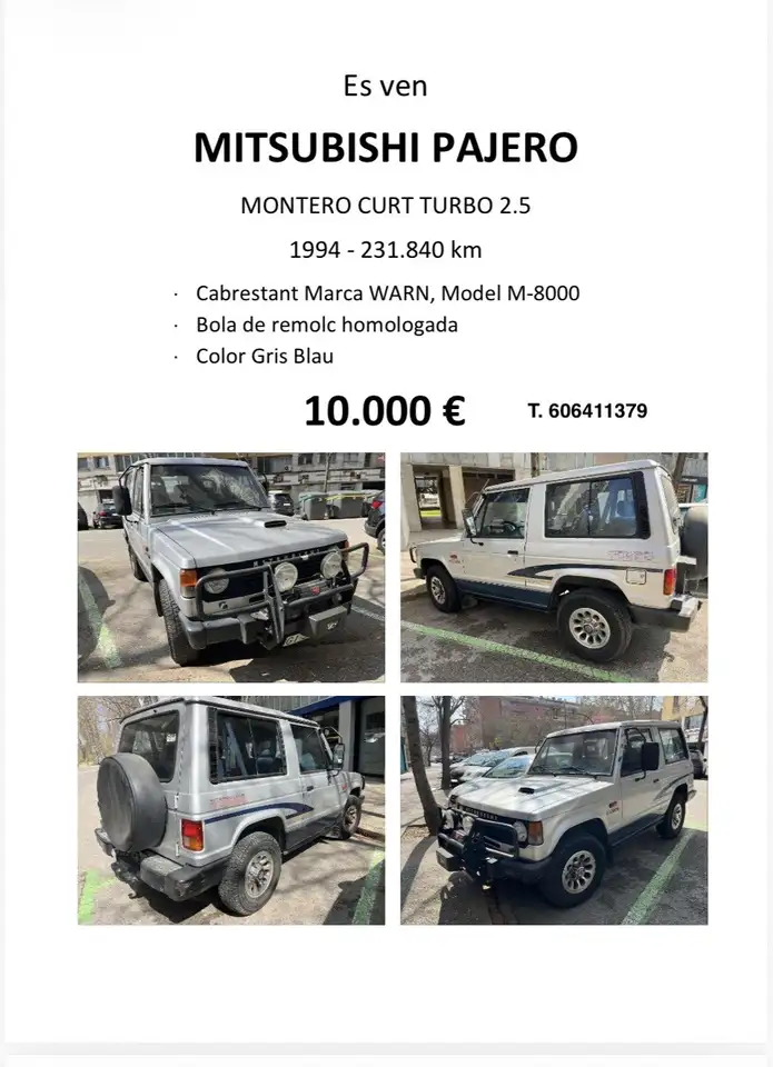 Mitsubishi Pajero Montero 147kw CORTO con tractil, foto 4