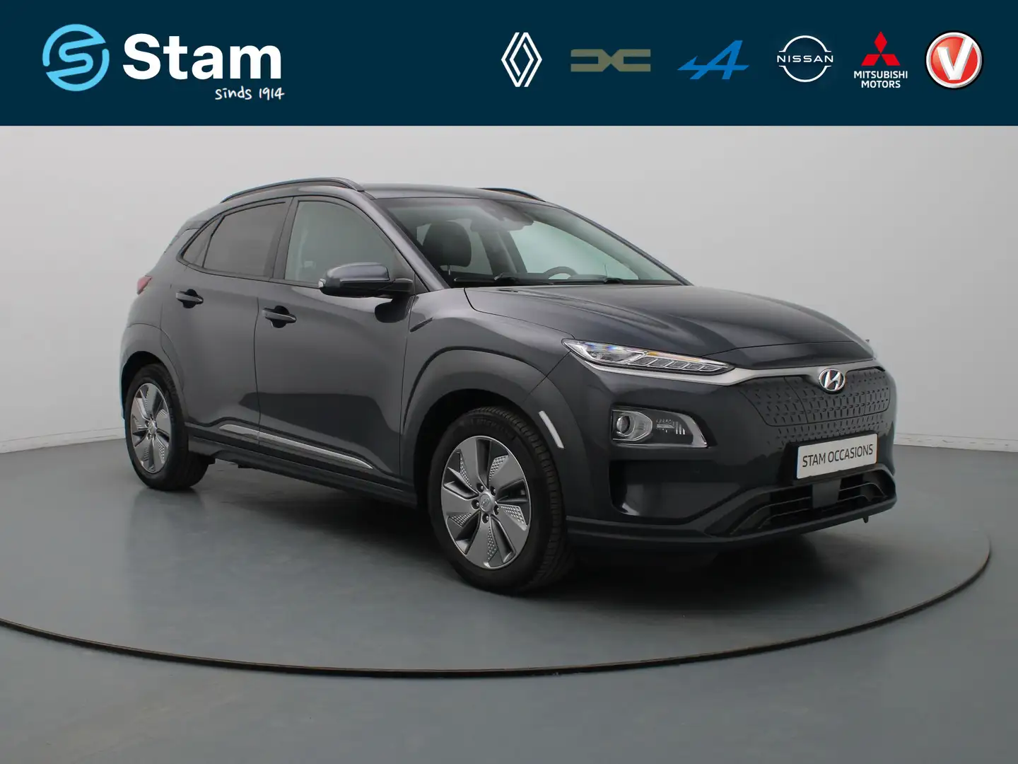 Hyundai KONA 200pk EV Premium 64 kWh Head-Up | Camera | Cruise Grigio - 1