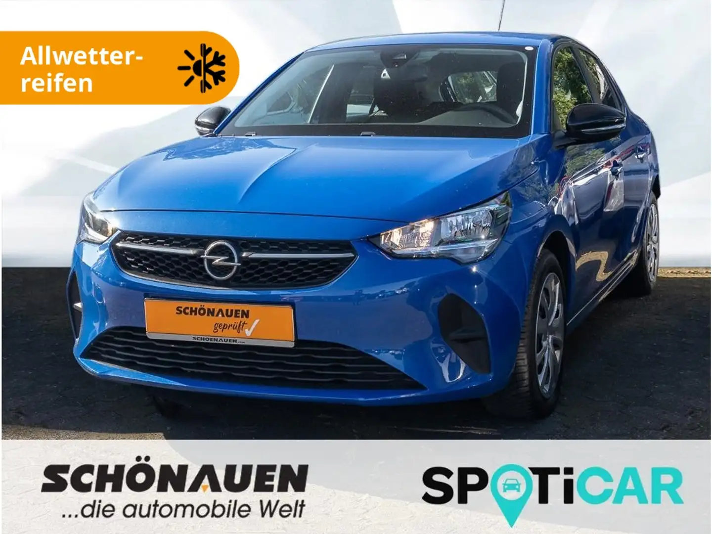 Opel Corsa ELEKTRO Edition +AUT+ALLW+OBC7,4KW+HSA+ Blau - 1