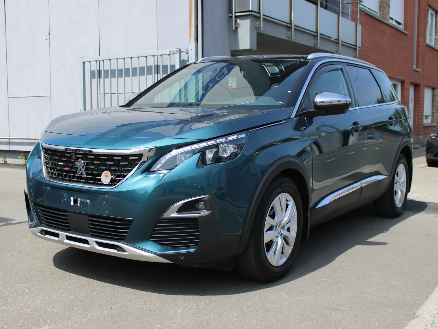 Peugeot 5008 2.0 HDi GT line+7 PLACES+BOÎTE AUTO+TOIT PANO Bleu - 1