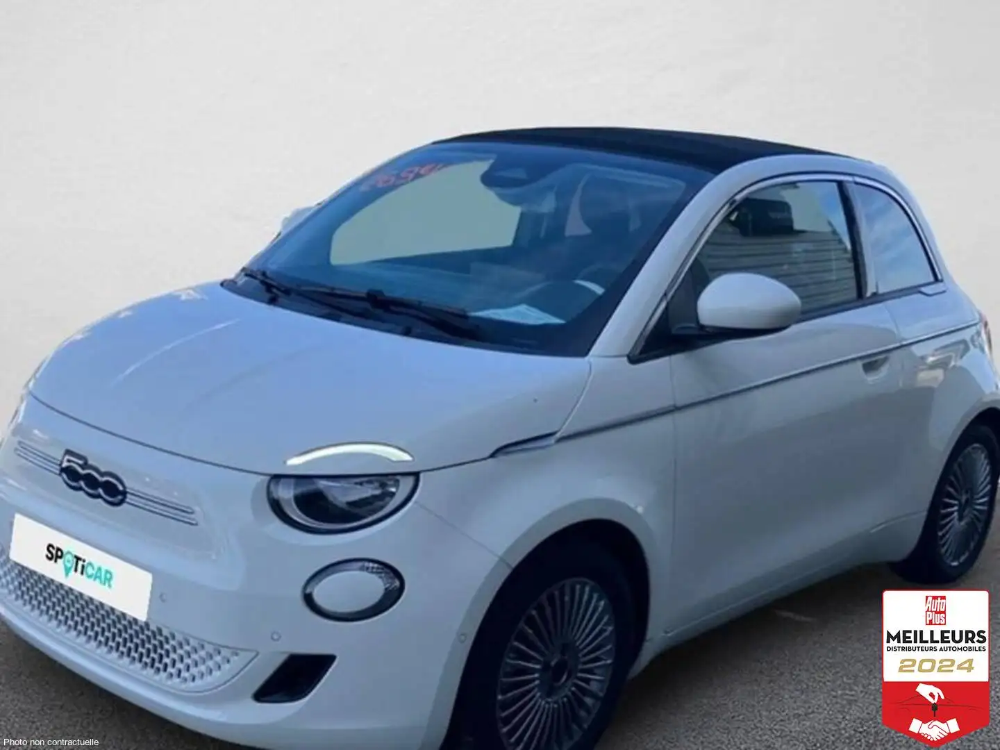 Fiat 500 C e 118 ch nouvelle 500 Blanc - 1