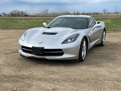 Silver 2019 Chevrolet Corvette Stingray 2LT Coupe RWD Coupe Rear-Wheel Drive 8-Speed Automatic