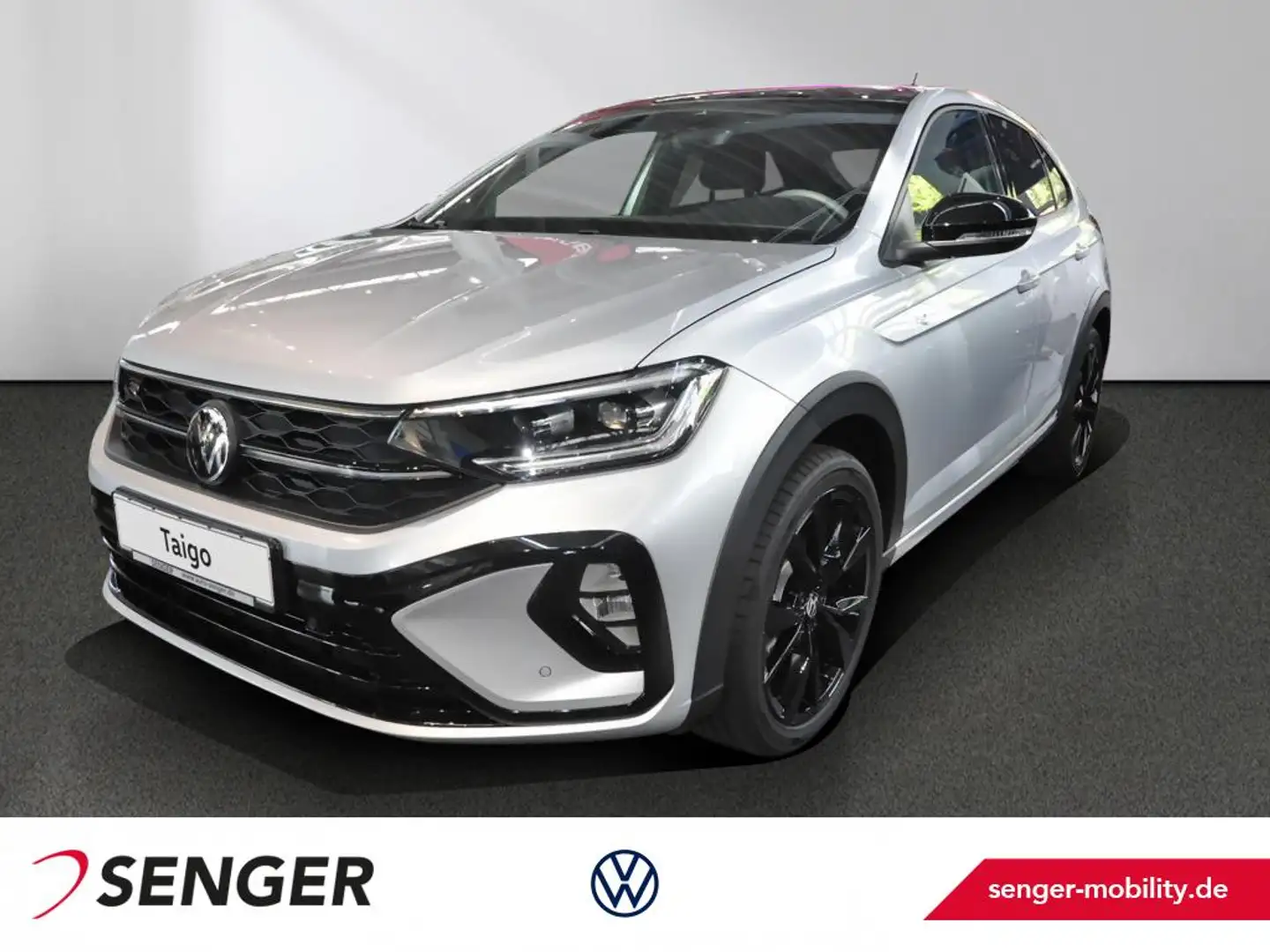 Volkswagen Taigo 1.0 TSi R-Line DSG Black Style Sitzh. Navi Silber - 1