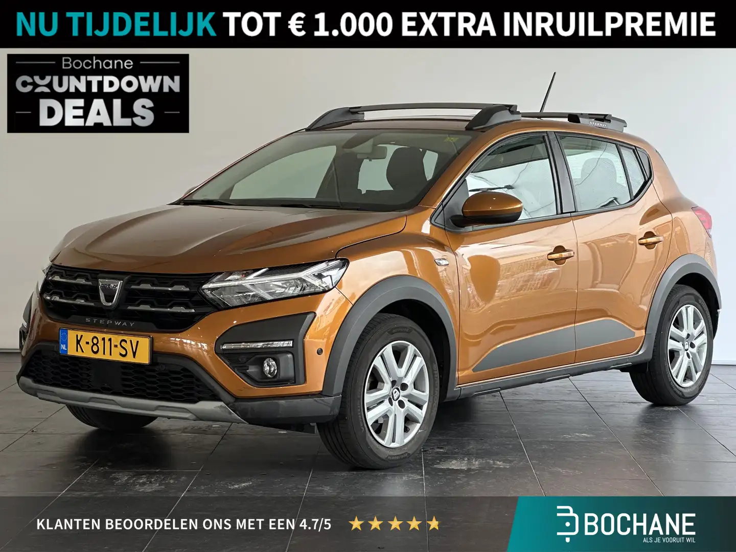 Dacia Sandero Stepway 1.0 TCe 100 Bi-Fuel Comfort TREKHAAK | ACH Orange - 1