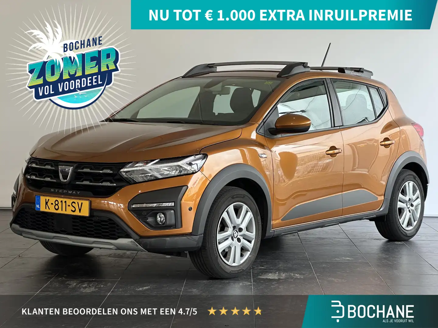 Dacia Sandero Stepway 1.0 TCe 100 Bi-Fuel Comfort TREKHAAK | ACH Oranje - 1