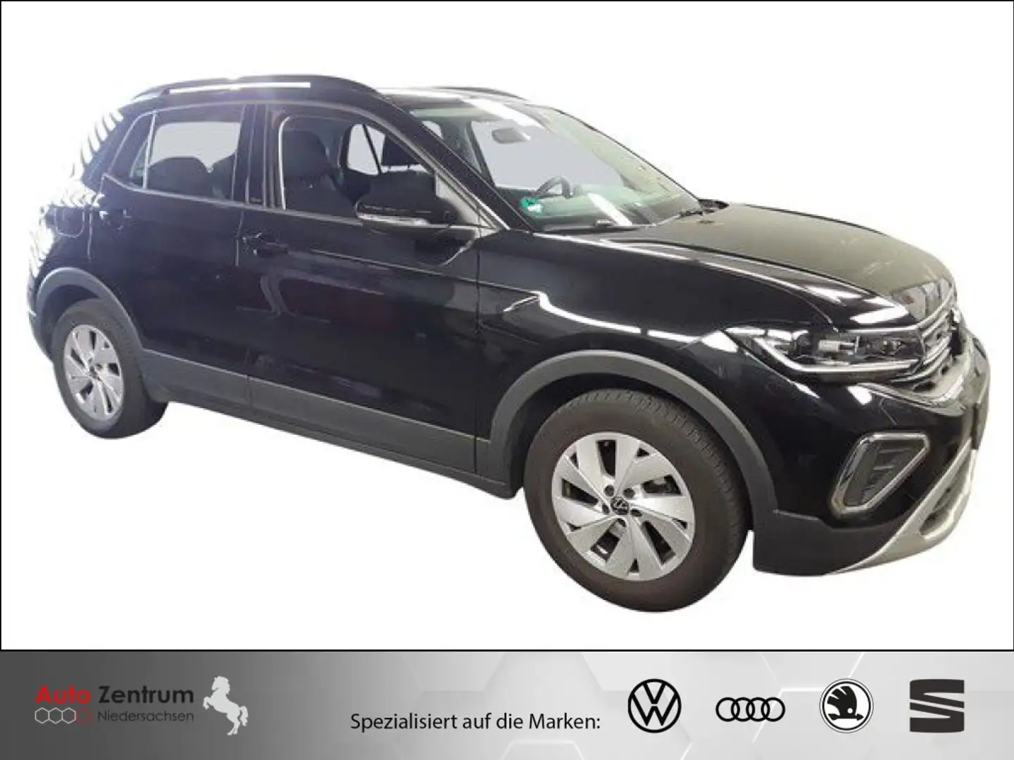 Volkswagen T-Cross 1.0 TSI OPF Life CarPlay Matrix IQ.Drive Schwarz - 1