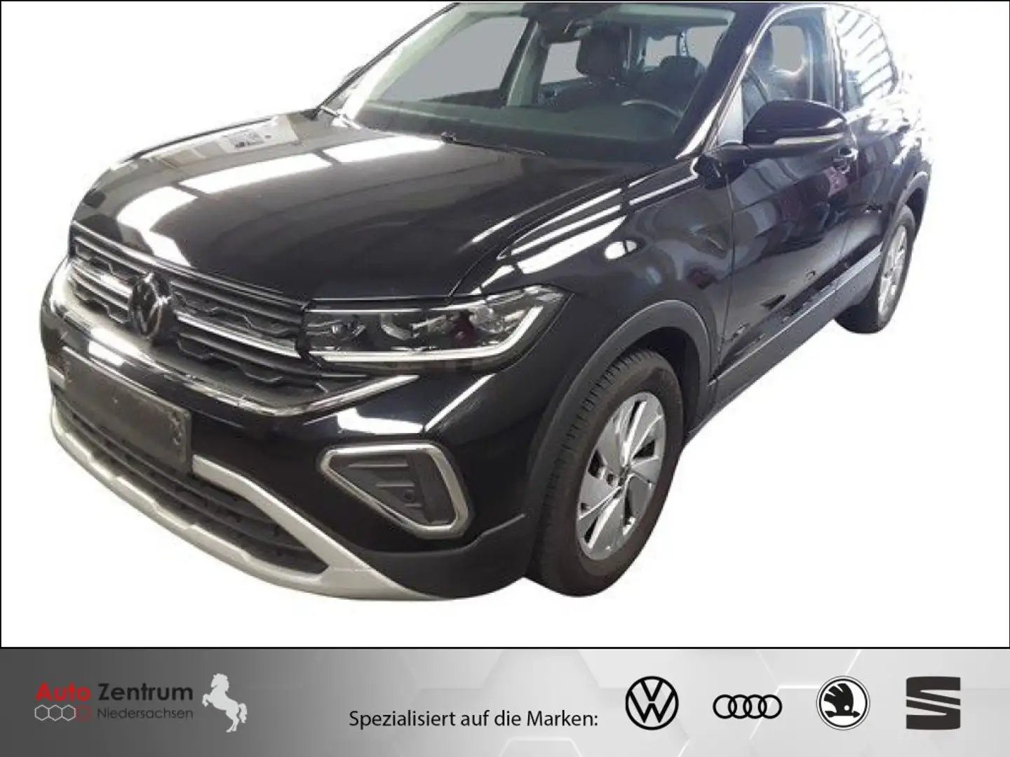 Volkswagen T-Cross 1.0 TSI OPF Life CarPlay Matrix IQ.Drive Schwarz - 2