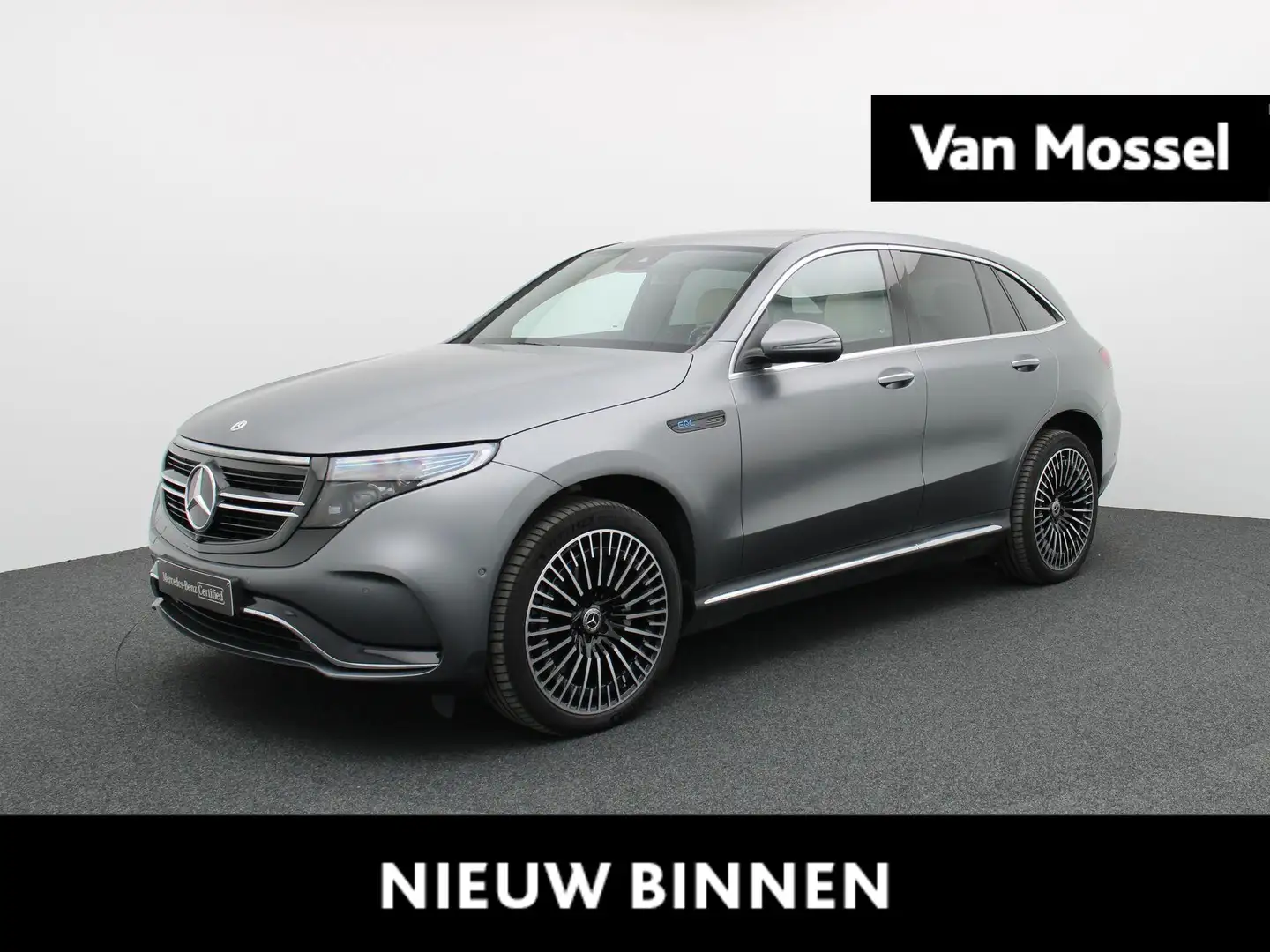 Mercedes-Benz EQC 400 4M AMG LINE + LEDER + OPEN DAK + MULTIBEAM LED + Gris - 1