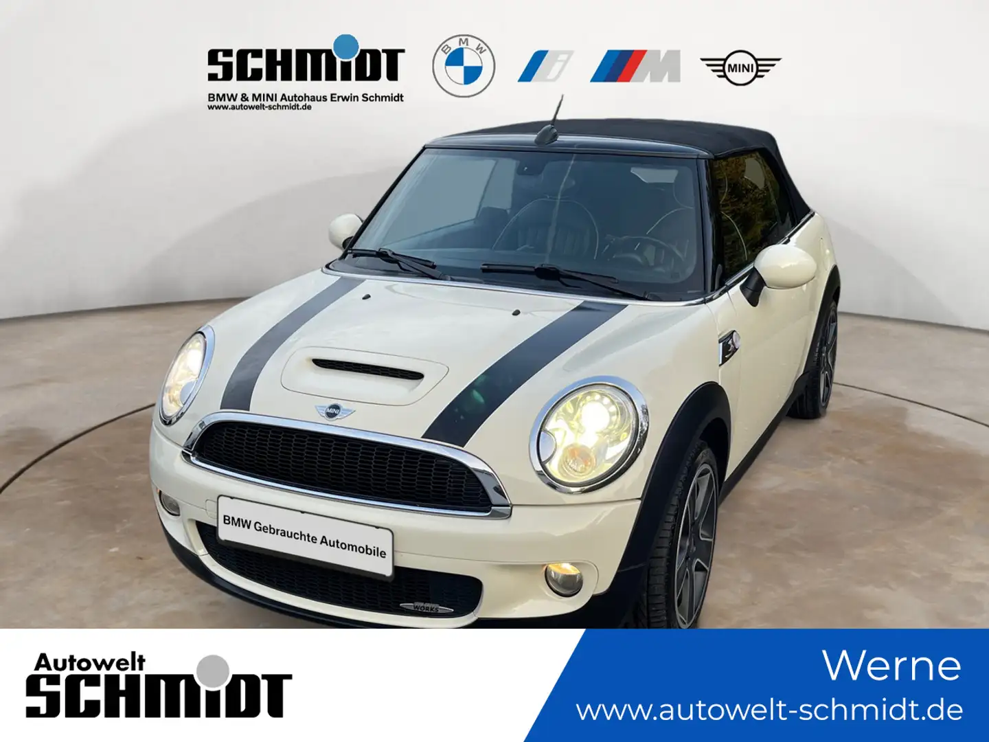 MINI John Cooper Works Cabrio + TÜV-bis-03.2026 Weiß - 1