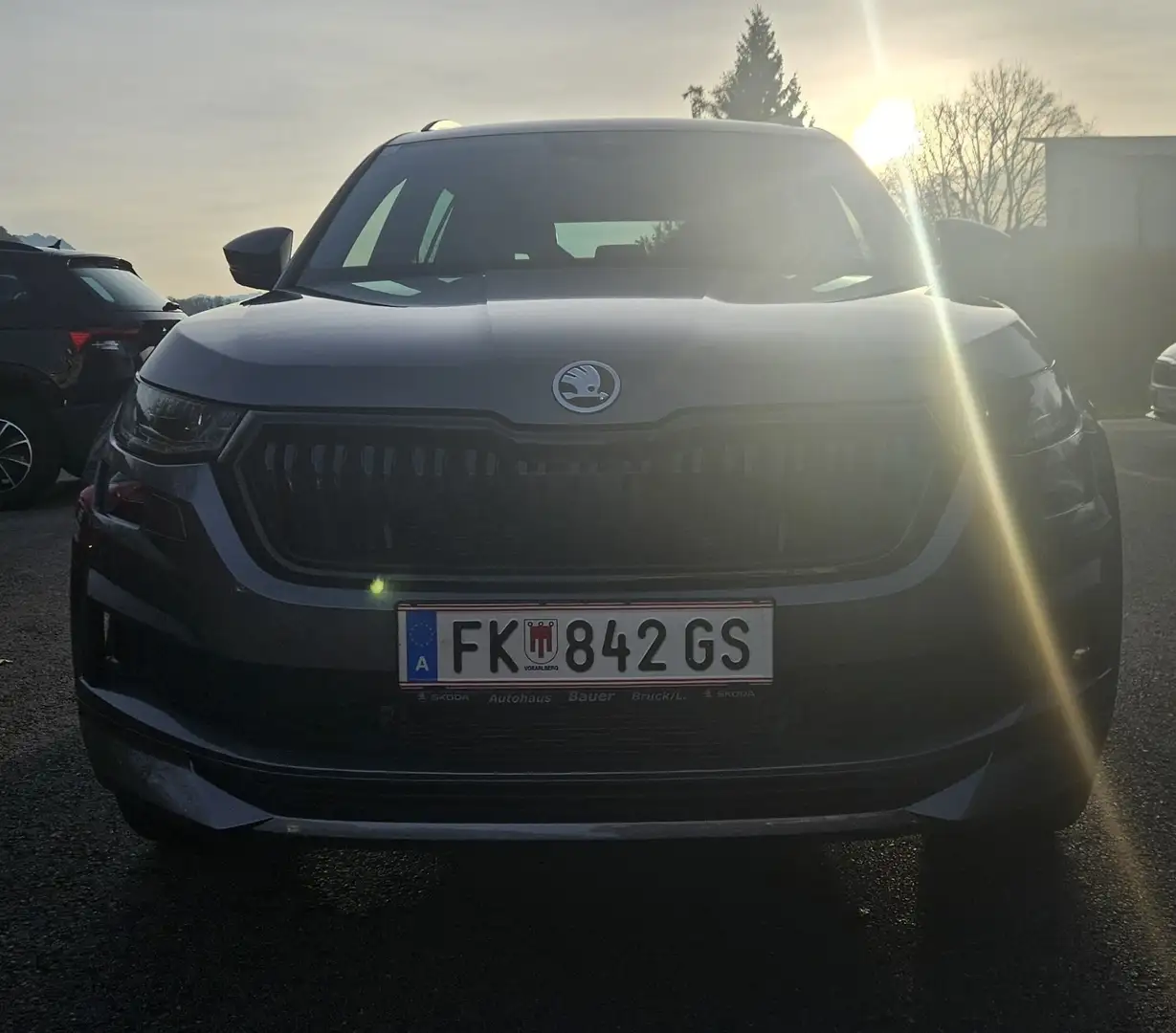 Skoda Kodiaq 2,0 TDI SCR 4x4 Sportline DSG Grau - 2