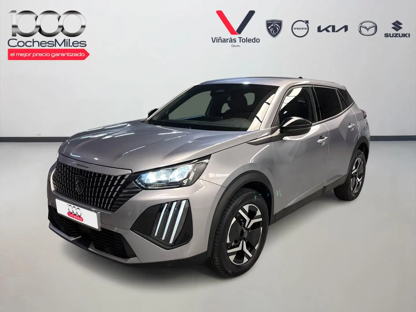 Peugeot 2008 Hybrid Allure eDCS6 145 Gris - 1