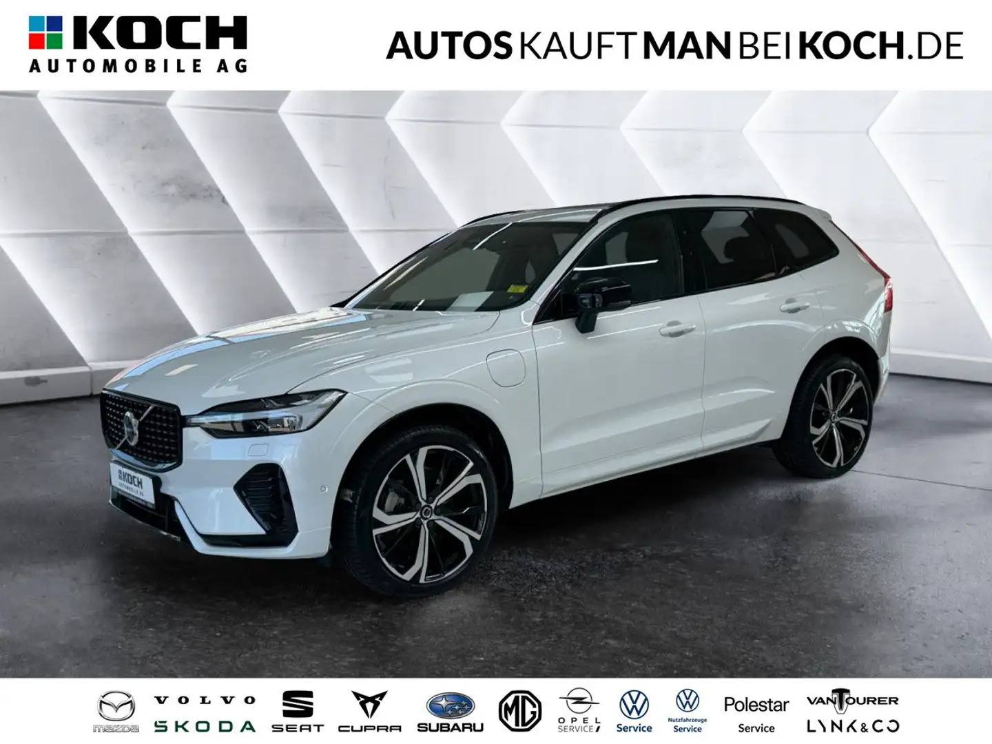 Volvo XC60 T6 Plug-In AWD Plus Dark ACC BLIS H/K 360 21" Bianco - 1