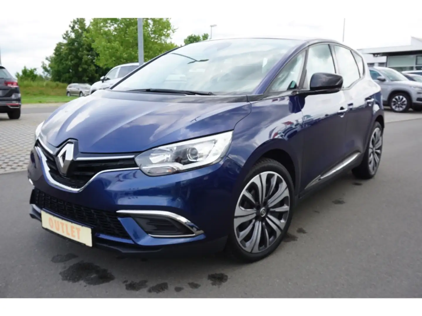 Renault Scenic 1.3TCe-140PS-Klimaauto-Rlink-Temp-PDC-DAB-EURO6d Modrá - 1