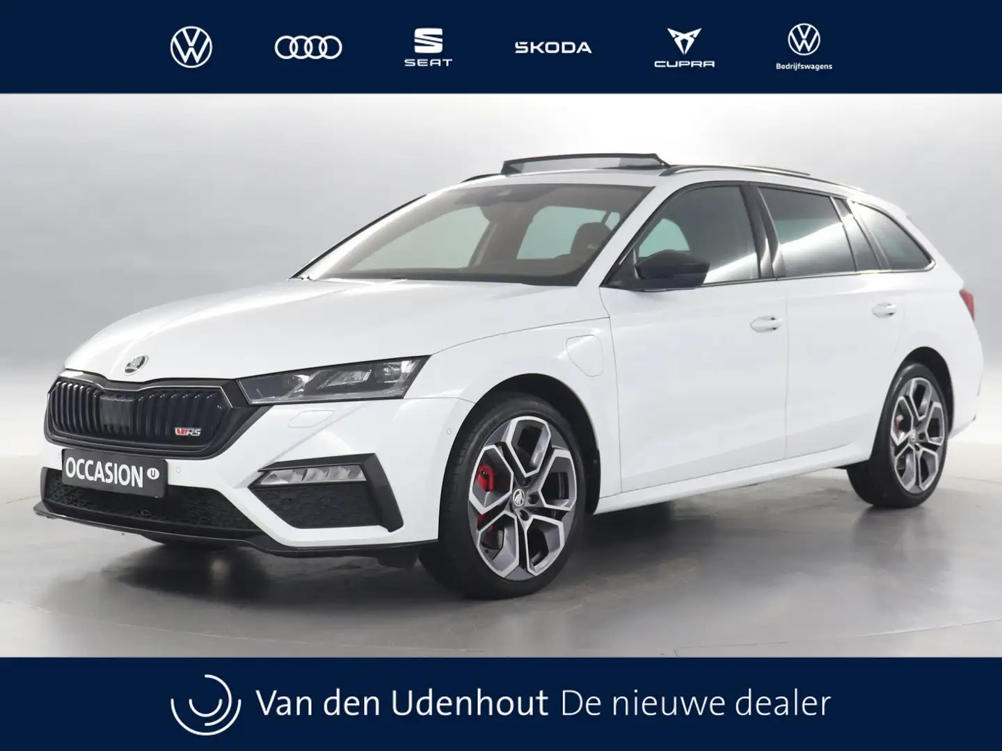 Skoda Octavia Combi 1.4 TSI iV RS 245pk PHEV Business / Panorama Wit - 1