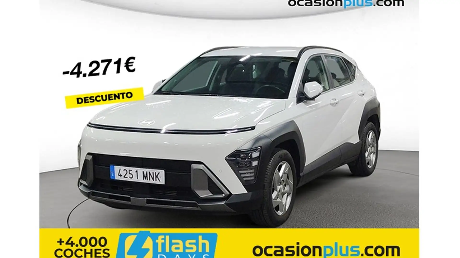 Hyundai KONA 1.0 TGDI Flexx 4x2 Blanco - 1
