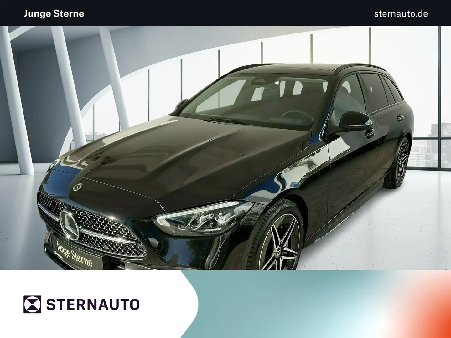 Mercedes-Benz C 200 C 200 T AMG Line/Pano.-Dach/LED/Kamera/Sitzhzg. Schwarz - 1