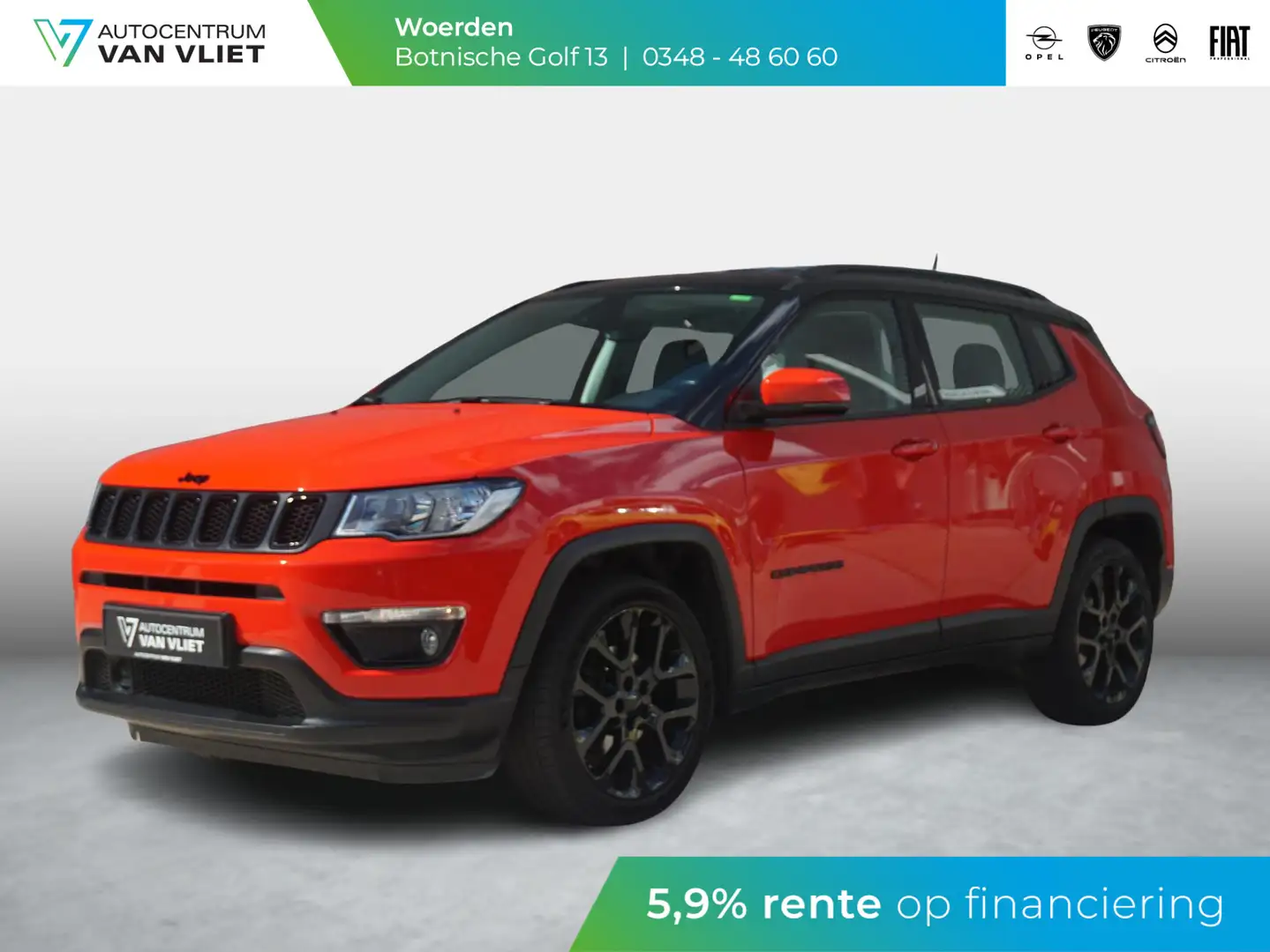 Jeep Compass 1.3T Night Eagle Liberty Edition 1750 KG trekgewic Rosso - 1