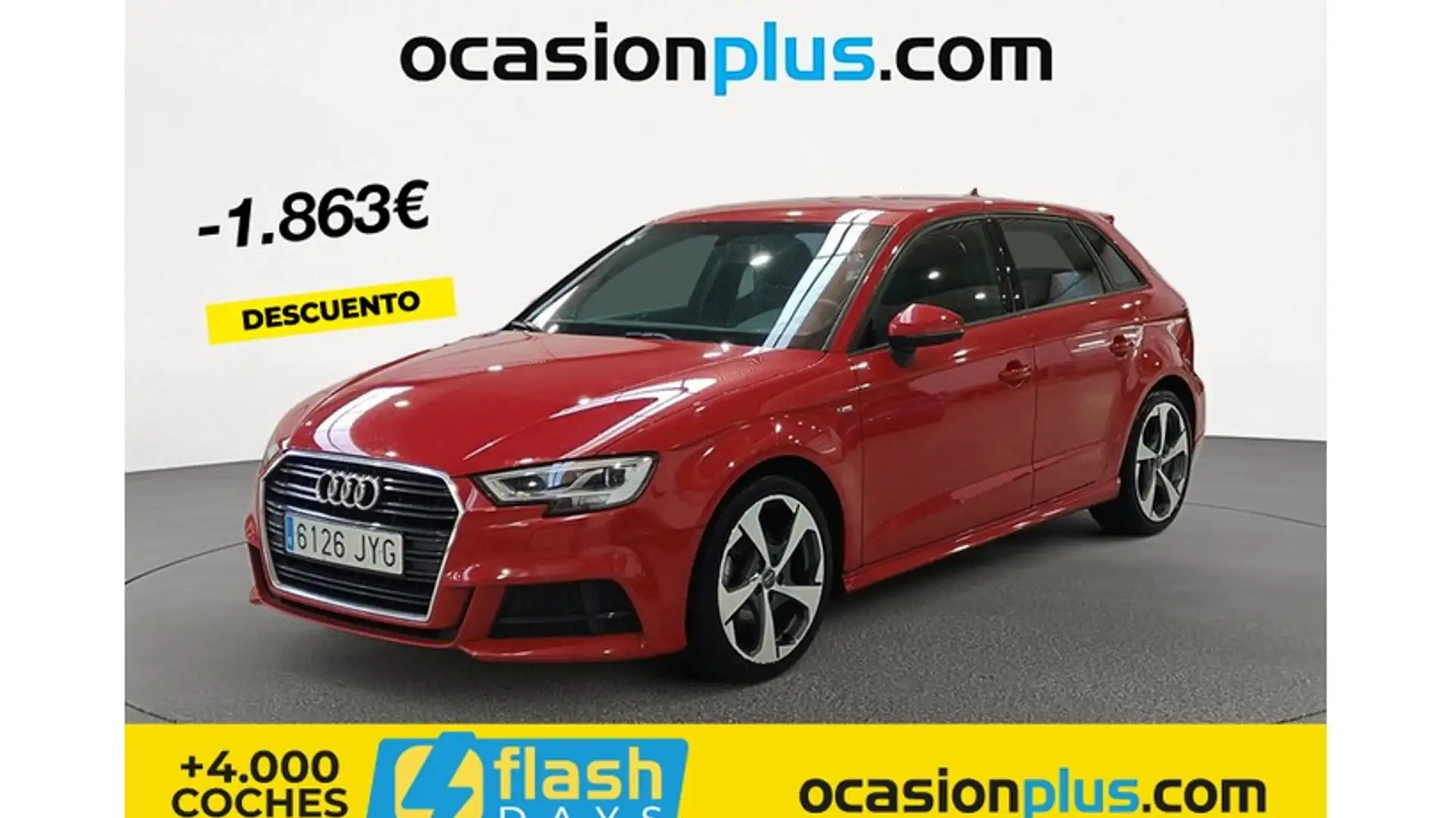 Audi A3 Sportback 1.6TDI S Line Edition 81kW Rood - 1