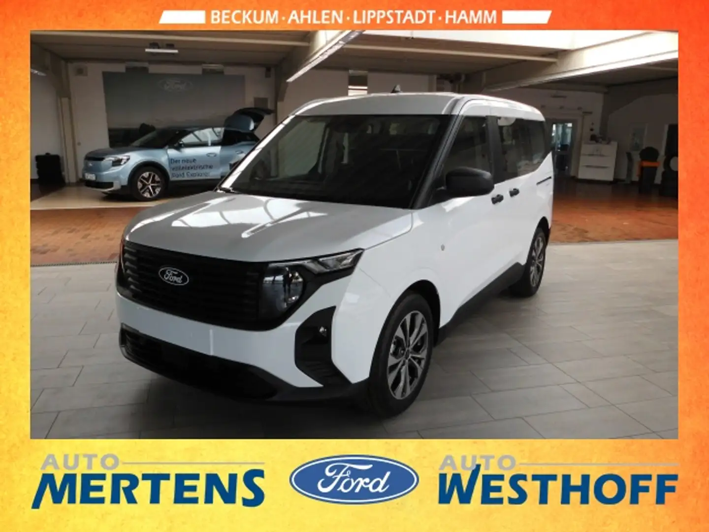 Ford Tourneo Courier Trend 1.0 EcoBoost EU6e Blanco - 1