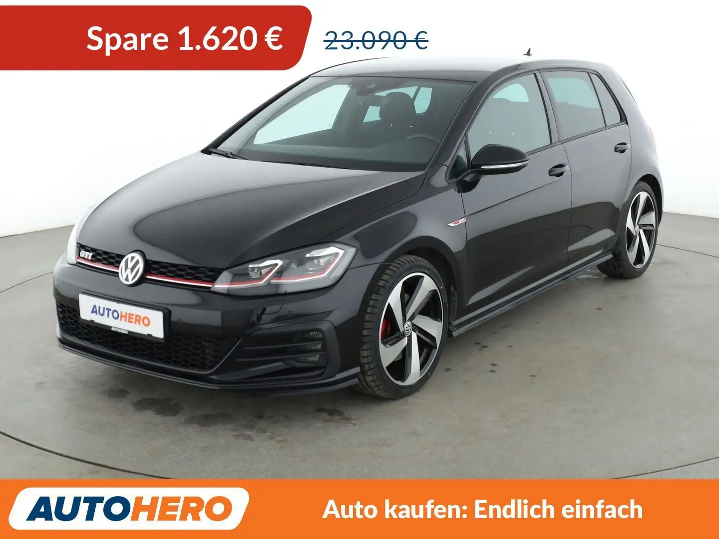 Volkswagen Golf GTI 2.0 TSI GTI BlueMotion Aut.*LED*ACC*NAVI*PDC*SHZ* Schwarz - 1