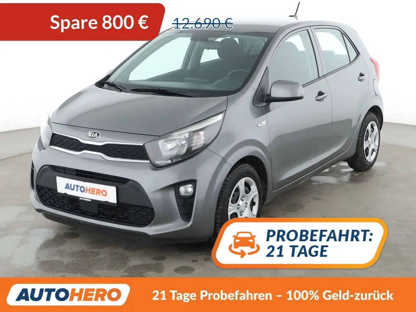 Kia Picanto 1.0 Edition 7*KLIMA*GARANTIE* Grau - 1