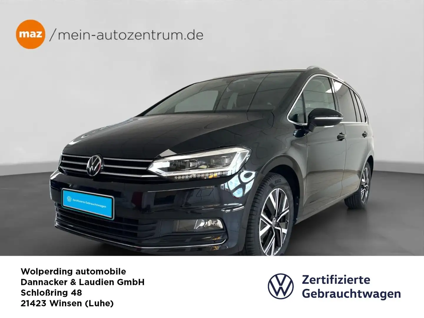 Volkswagen Touran 2.0 TDI DSG Highline Bluetooth Navi LED Schwarz - 1