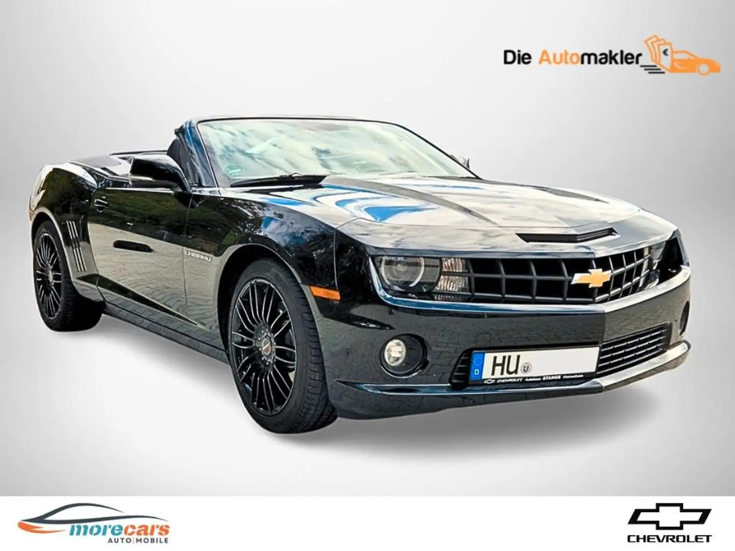 Chevrolet Camaro 6.2l V8 Cabrio/1.Hand/nur 13.000km/Leder/Schalte Schwarz - 1
