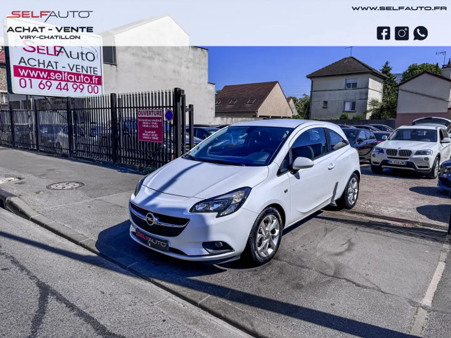 Opel Corsa 1.4 90CH PLAY 3P Blanc - 1