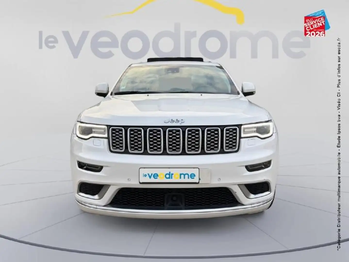 Jeep Grand Cherokee 3.0 V6 250ch Overland BVA8 Euro6d-T Blanc - 2