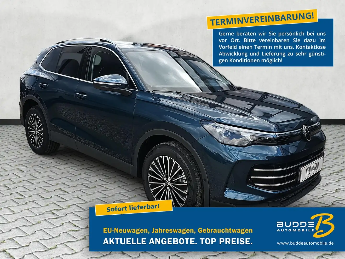 Volkswagen Tiguan 2.0 TDI DSG Elegance IQ.Light AHK Keyless Синій - 1