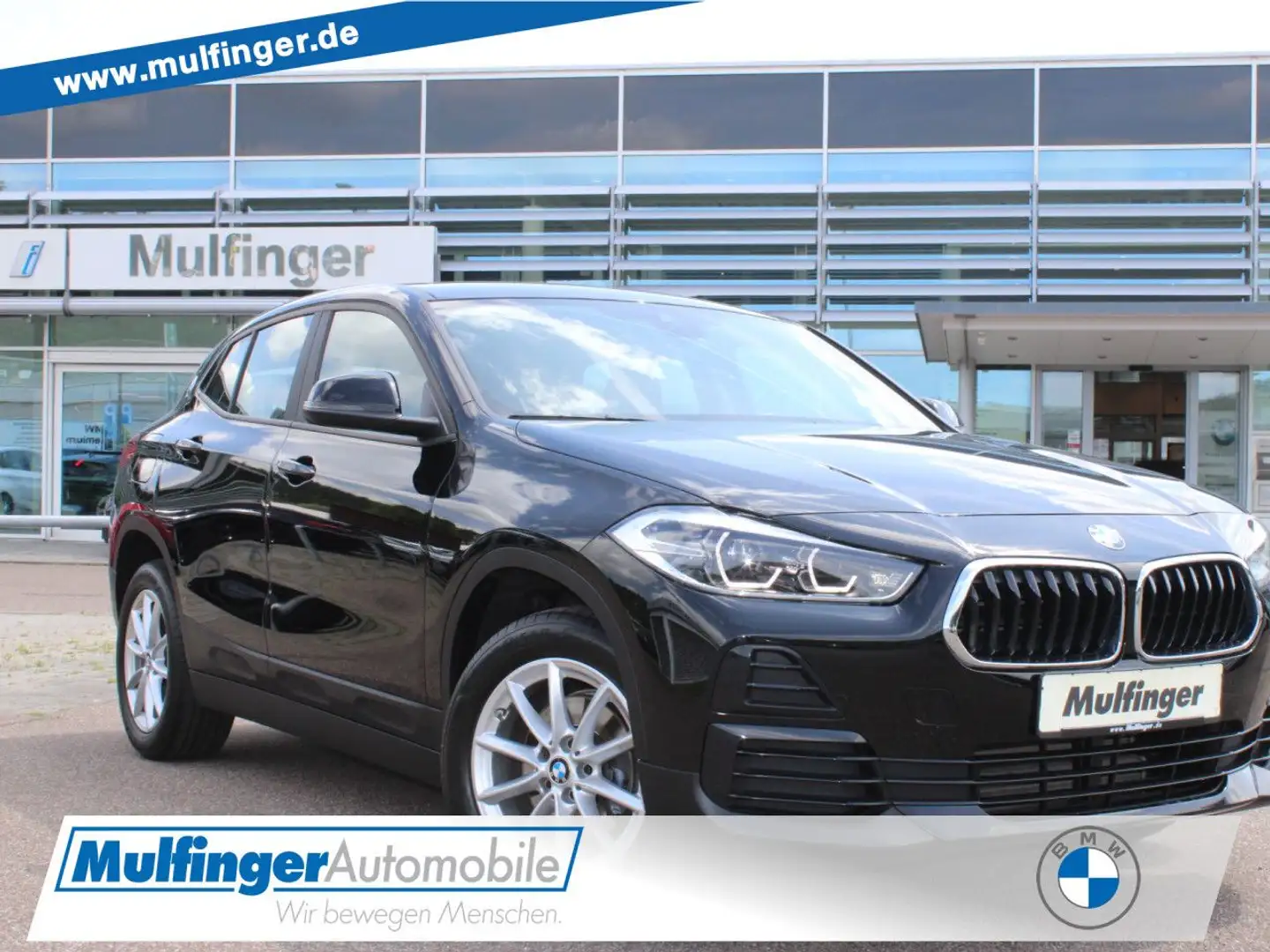 BMW X2 sDr.18i Advantage Navi LED DAB+ Bluetooth Klima Zwart - 1