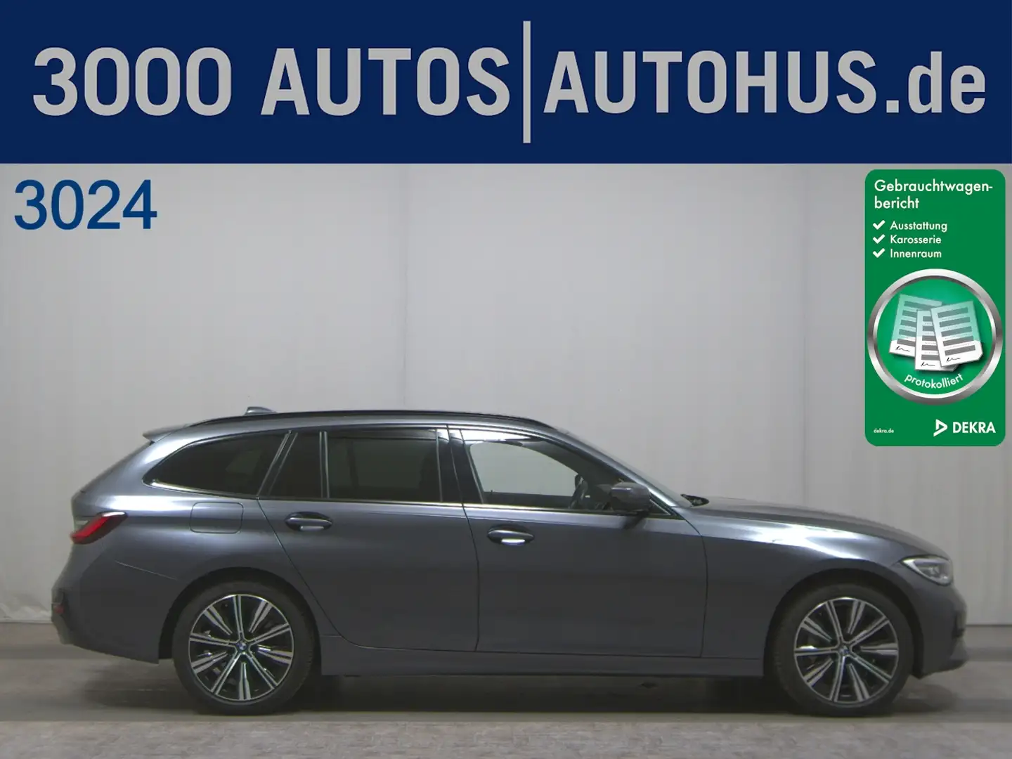 BMW 330 d Touring xDr Sport Line Nav LC Pro LED+ AHK Grau - 1