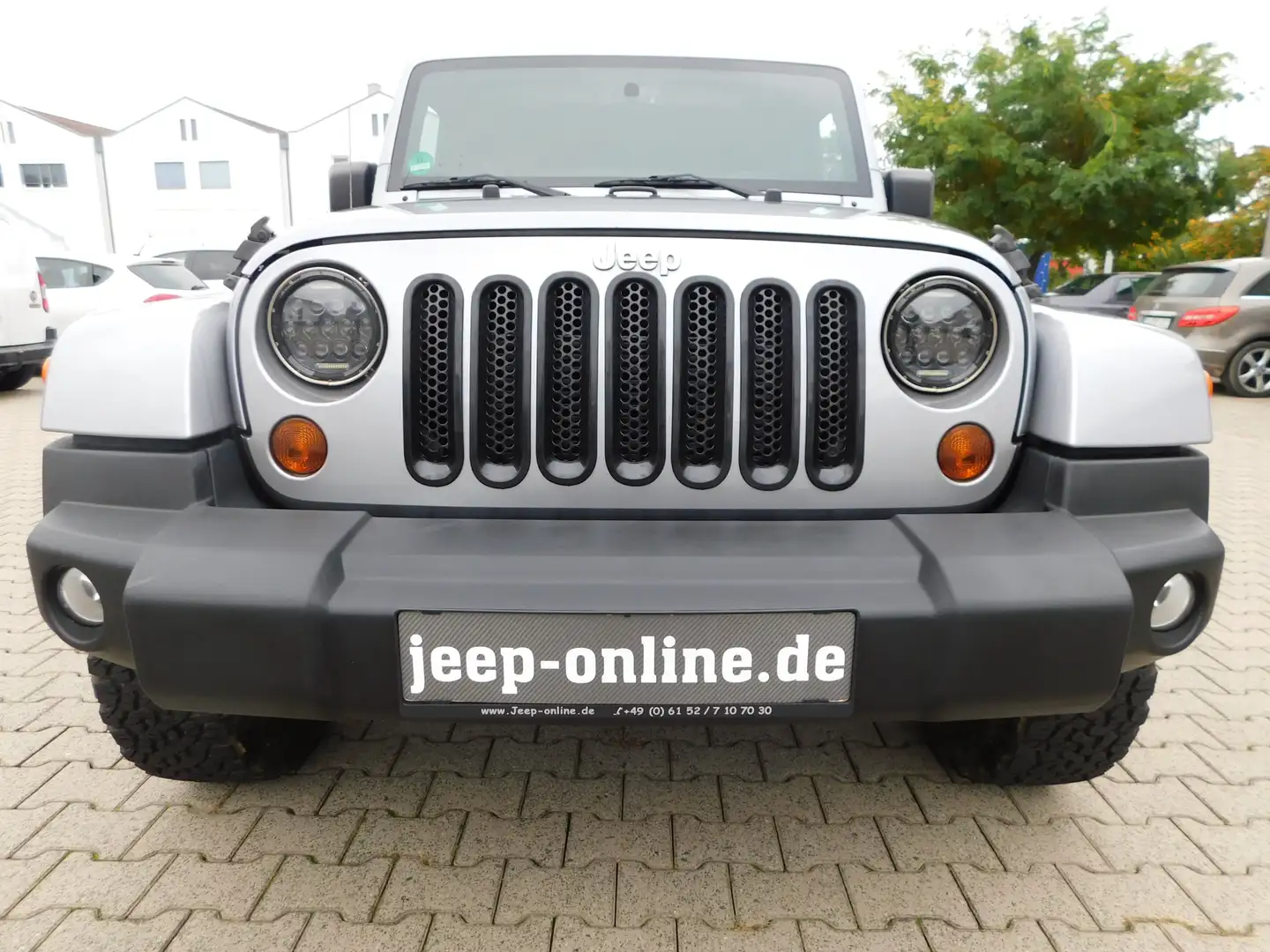 Jeep Wrangler Black Edition+Navi+LED+AHK+Alu´s+Breitreifen Grau - 1