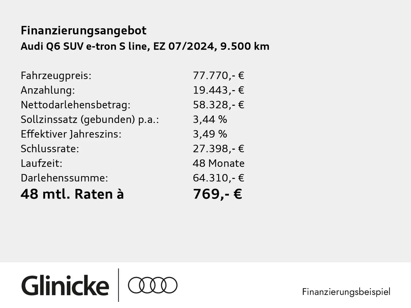 Audi Q6 Q6 e-tron 55 SUV S line Pano uvm. Grau - 2