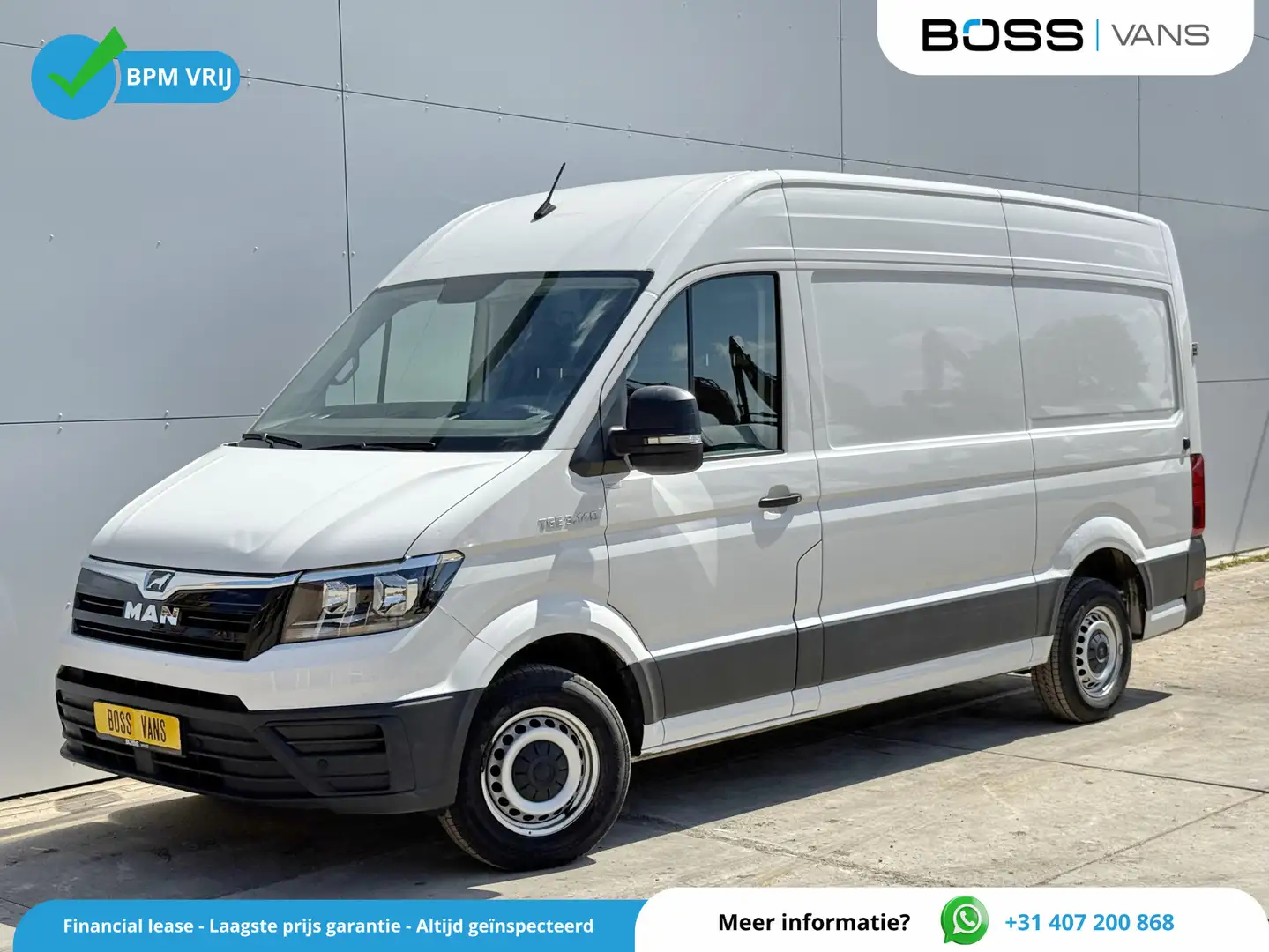 MAN TGE 3.140 2.0 TDI L3H3 Automaat Airco Cruise Control C Blanc - 1
