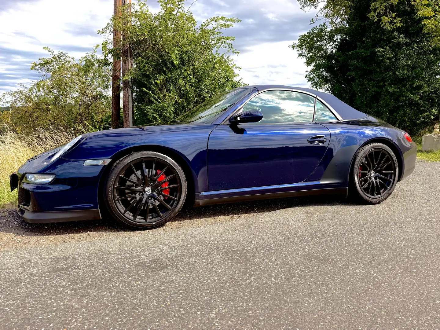 Porsche 997 911 Carrera 4 S Cabrio Blau - 1