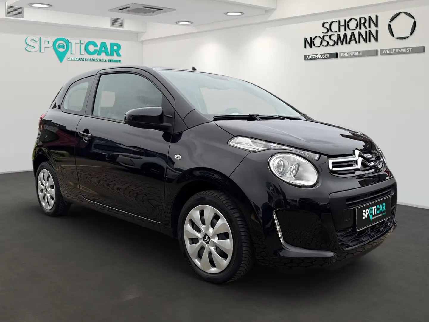 Citroen C1 C1 3TÜRER VTI72 S&S FEEL SITZHEIZUNG,CARPLAY,BLUET Schwarz - 2